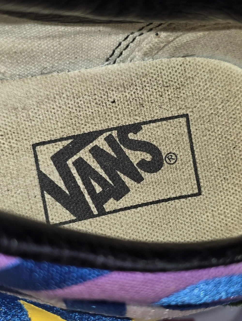 Vans Old Skool Statement Women 10/Men 8.5 Color Block Sneaker Red Suede Toes